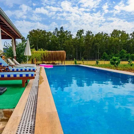 Fethiye Kayakoey'De Oezel Havuzlu 10 Kisilik Villa Nazen Fethiye