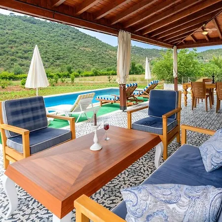 빌라 Fethiye Kayakoey'De Oezel Havuzlu 10 Kisilik Villa Nazen